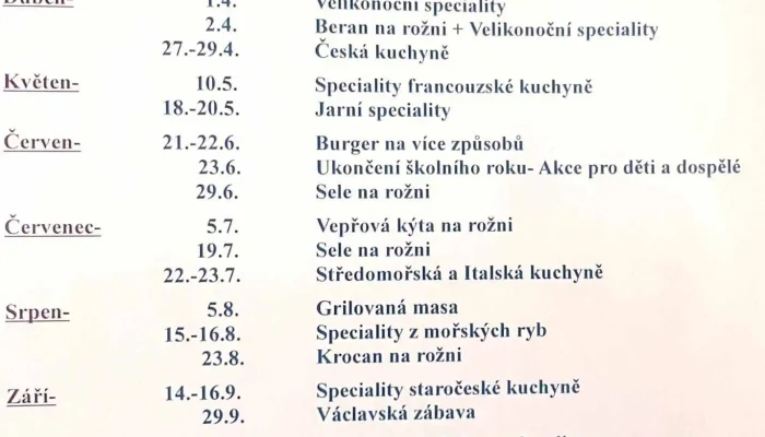 Hospoda Na Statku -  Menu - Nepřevázka 1
