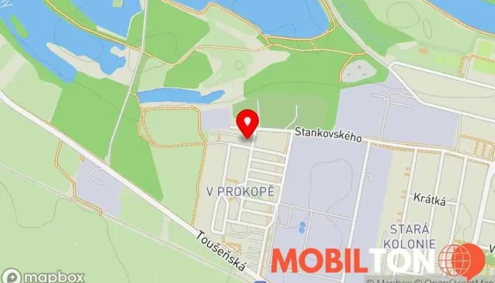 mapa Hospoda Prokopka Restaurace v V Prokopě 1672