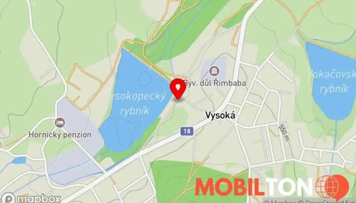 mapa Hospoda u Kocoura Restaurace v Vysoká Pec