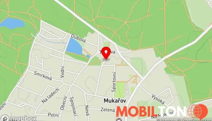 mapa Hospoda U Kostela Hospoda, Kostel v Příčná 35