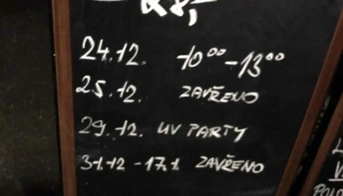 Hospoda U Kostela -  Menu - Příčná 35