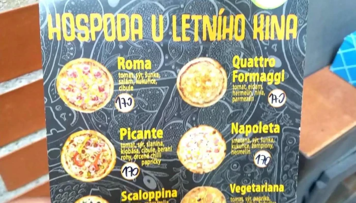 Hospoda U Letniho Kina Menu - Střelecký Ostrov 488