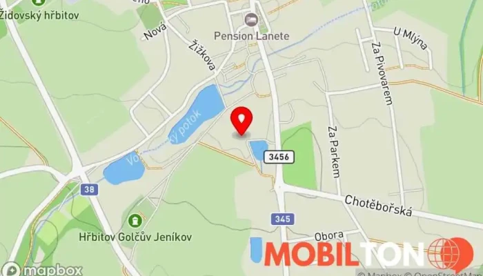 mapa Hospoda u Vodníka Rodinná restaurace v 5. května 263