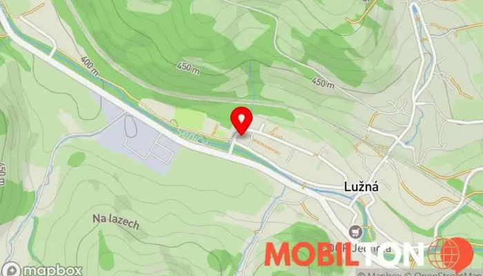 mapa Hospoda v Lužné Restaurace v Lužná-Valašská Polanka