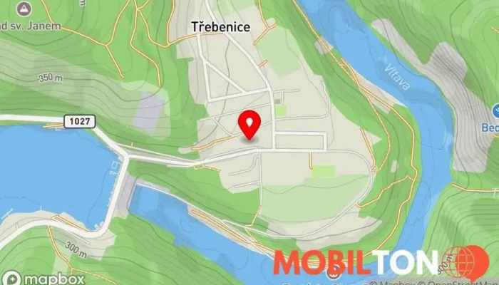 mapa Hospoda V Proudech Hospoda, Bistro, Restaurace v Štěchovice-Slapy nad Vltavou