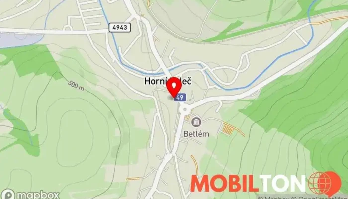 mapa Hospůdka CÉČKO Hospoda v Horní Lideč