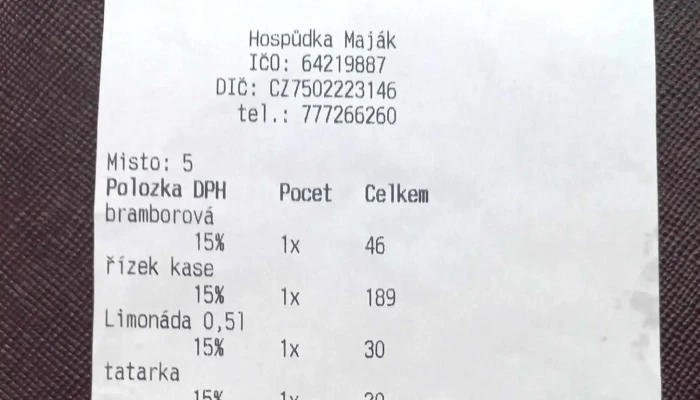 Hospudka Majak Restaurace - Čs. Pionýrů 150