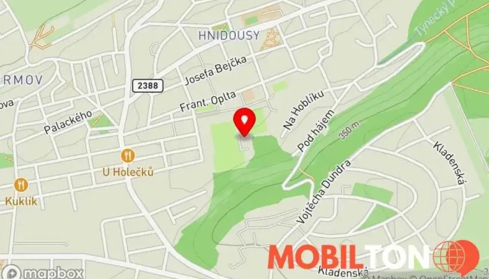 mapa HOSPŮDKA NA BANÍKU Restaurace v Švermov