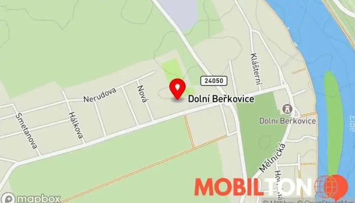 mapa Hospůdka na hřišti Restaurace v Nádražní 263