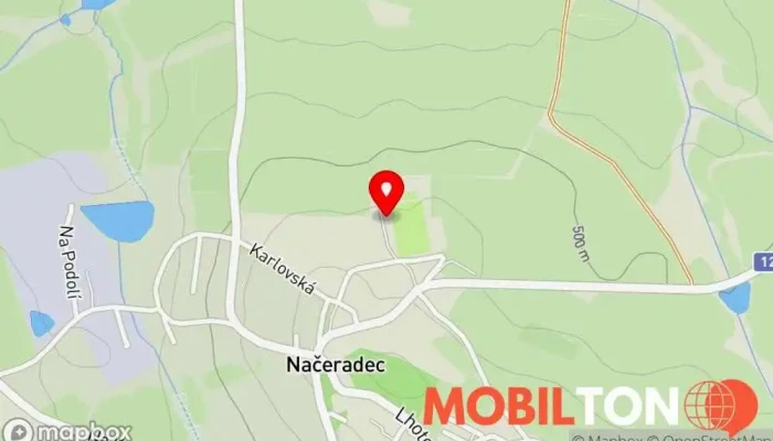 mapa Hospůdka Na hřišti Restaurace v Roubíčkov 345