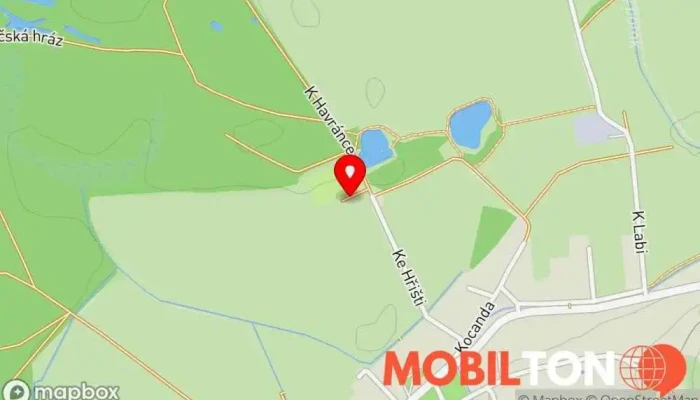 mapa Hospůdka Na Hřišti Sportovní bar v Přerov nad Labem