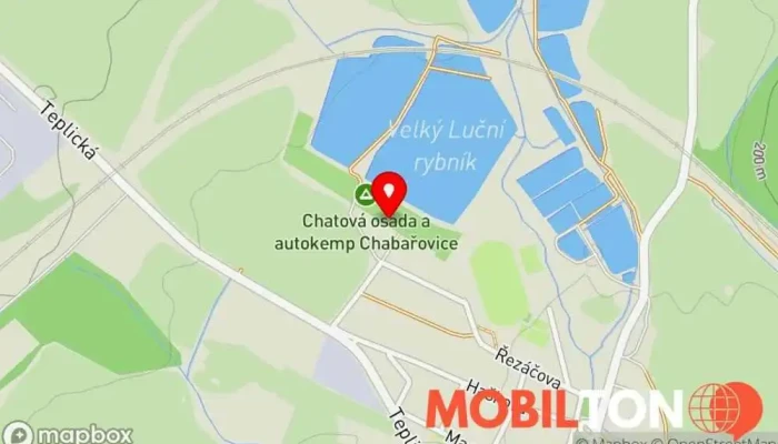 mapa Hospůdka Na Koupališti Restaurace v 685, Přestanovská