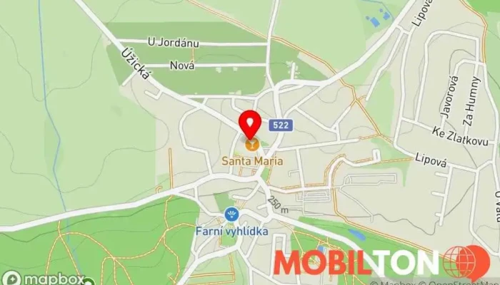mapa Hospůdka na náměstí - Dobré časy Hospoda v Úžická 27