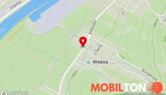 mapa Hospůdka Na Statku Restaurace v Vítězství