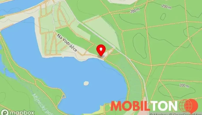 mapa Hospůdka Rybářka Barbeque restaurace, Rychlé občerstvení v Na Vodrážce 233