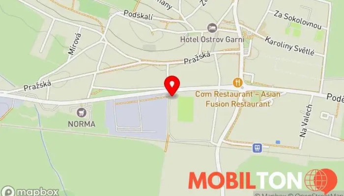 mapa Hospůdka Staďák Restaurace v U Stadionu 511