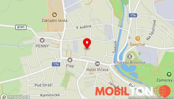 mapa Hospůdka u dědy Jehudy z Lokšan Hospoda, Bar v Lokšany 652