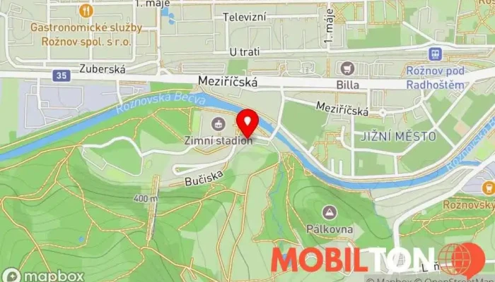 mapa Hospůdka U Jasana Restaurace v 490, Bučiska