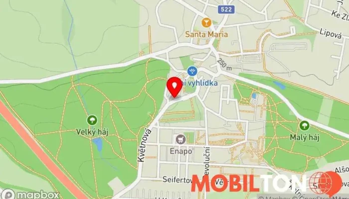 mapa Hospůdka U Kostela Hospoda v Květnová 319