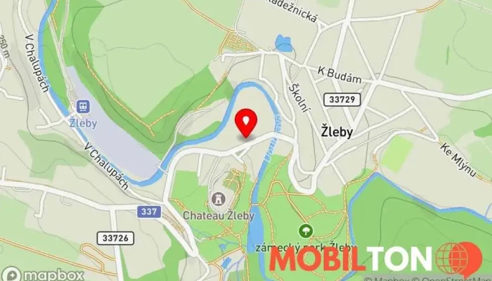 mapa Hospůdka U Kosů Restaurace v Zámecké nám. 64