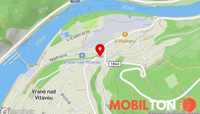 mapa Hospůdka u LAKY Restaurace v Březovská 164
