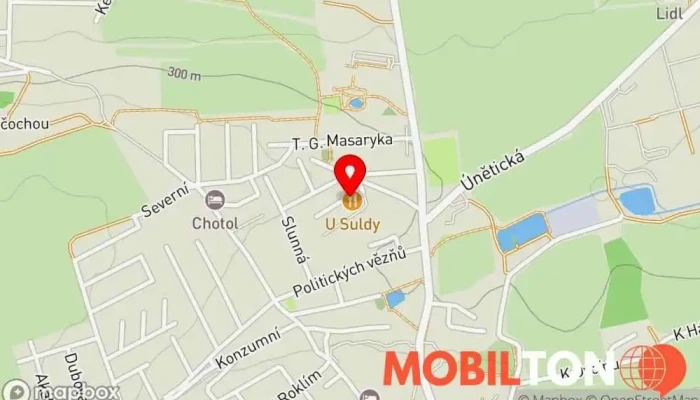 mapa Hospůdka u Richtrů Bar v Družstevní 461