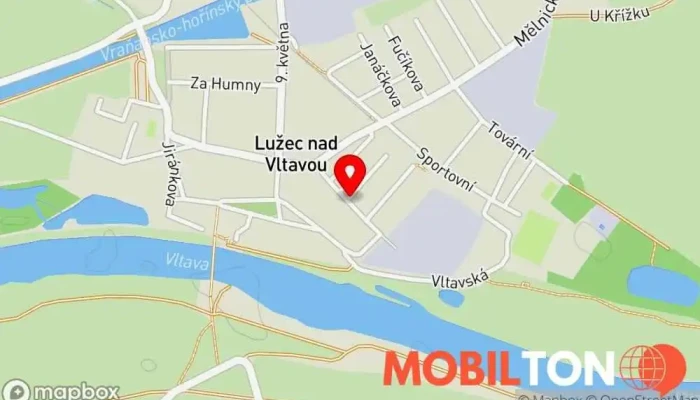 mapa Hospůdka u Šandů Pivní výčep v Spojovací 79