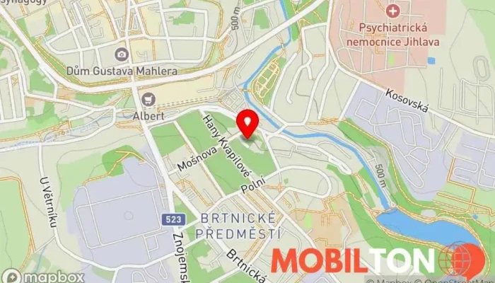 mapa Hospůdka u školky Rodinná restaurace v Mošnova 34