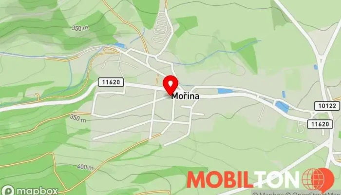 mapa Hostinec a penzion Na Růžku Hostinec s ubytováním, Penzion, Hotel, Hospoda, Restaurace v Mořina