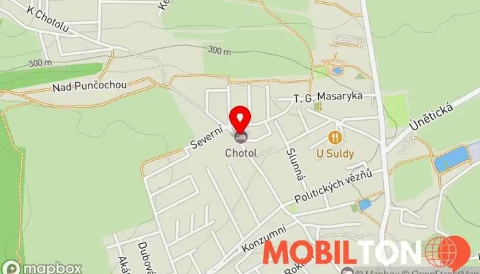 mapa Hostinec Hořák Horoměřice Rodinná restaurace v K Chotolu 502