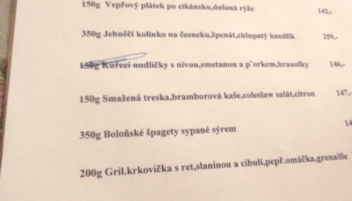 Hostinec Na Hrazi Restaurace - Poděbrady Iii