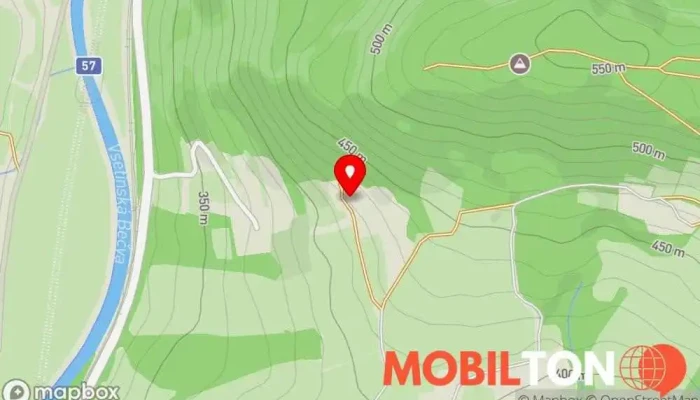 mapa Hostinec na Jablůneckých Pasekách Restaurace v Jablůnka