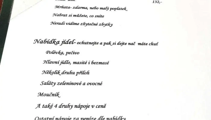 Hostinec Na Lipce -  Menu - Šmolovy 238