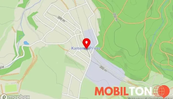 mapa Hostinec Na zastávce U Adenauera Hospoda v Kamenný Přívoz