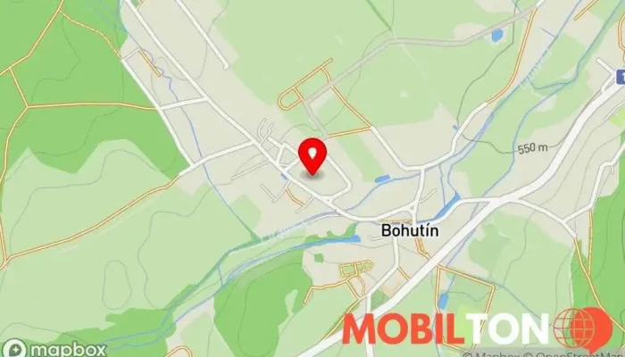 mapa Hostinec Plzeňka Restaurace v Bohutín