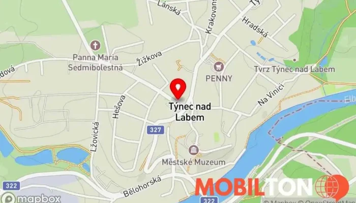 mapa Hostinec RACEK Restaurace v Masarykovo nám. 499