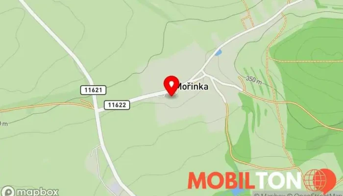 mapa Hostinec U Barchánků Restaurace v Mořinka