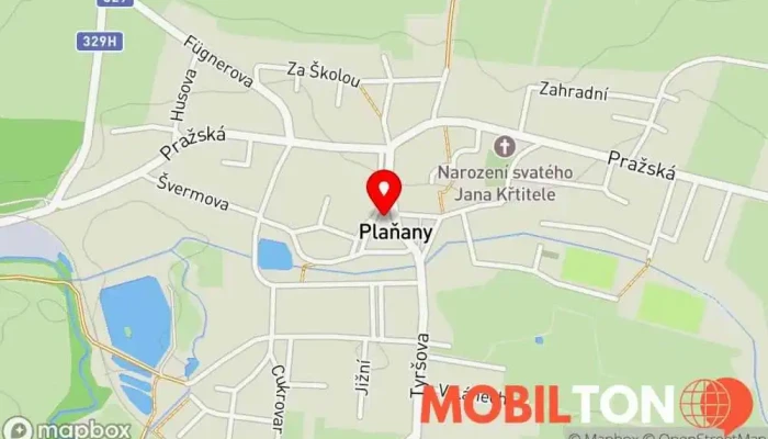 mapa Hostinec U Bašuse Hospoda v Pode Dvorem 78