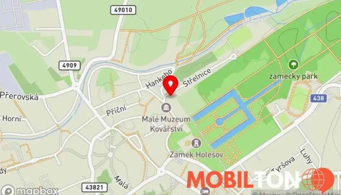 mapa Hostinec 