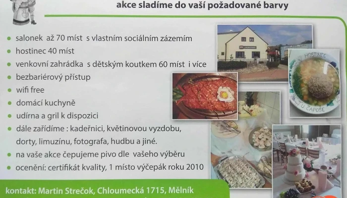 Hostinec U Capose Menu - Chloumek