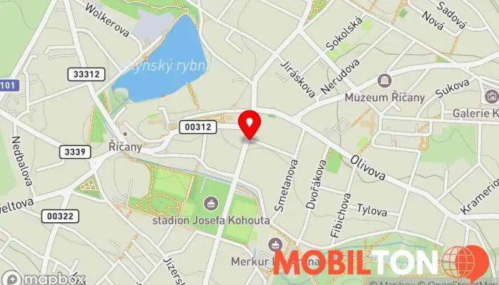 mapa Hostinec U Jermařů Restaurace v Široká 29