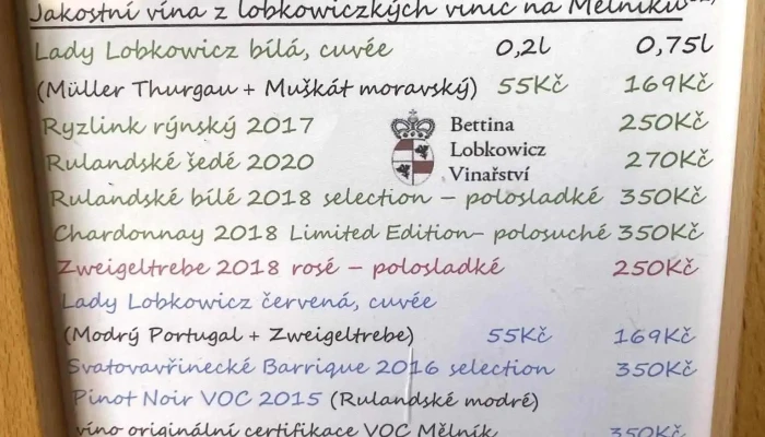Hostinec U Krale Vaclava Iv Menu - Točník