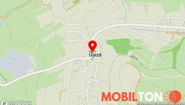 mapa Hostinec U Maliňáků Hospoda v Újezd