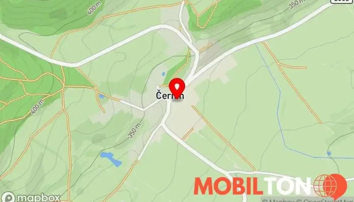 mapa Hostinec U Šmídů Restaurace v Zdice