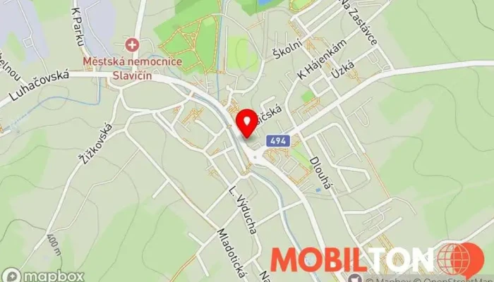 mapa Hostinec U Talafy Hospoda v Osvobození 34