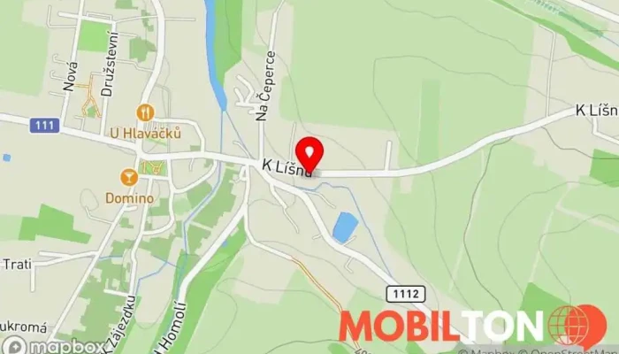 mapa Hostinec U Vola Restaurace v K Líšnu 113