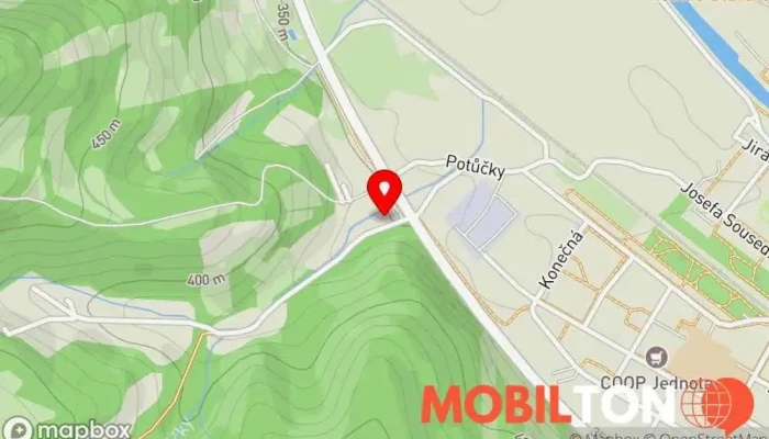 mapa Hostinec V Zátiší Restaurace v 