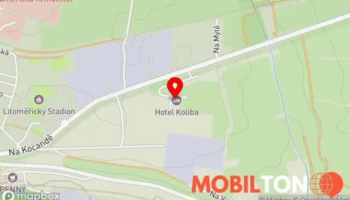 mapa Hotel Koliba Hotel, Penzion, Pivovar, Konferenční a kongresové centrum, Sjezdové centrum, Restaurace v Českolipská 2100