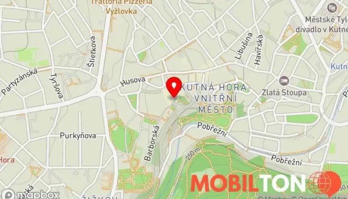 mapa Hotel restaurace Restaurace v Vnitřní Město