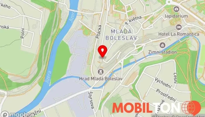 mapa Hotel U Hradu Hotel v Staroměstské nám. 108